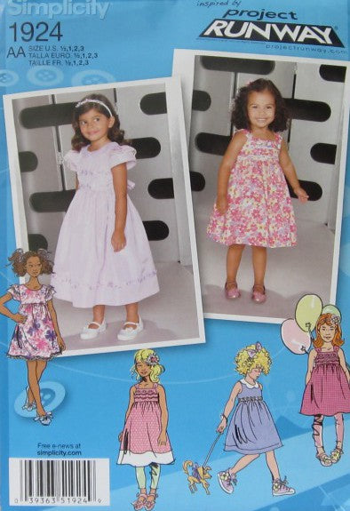 TODDLERS AND CHILD DRESS IN TWO LENGTHS WITH BODICE