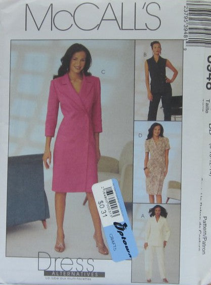 MISSES JACKET VEST DRESS AND PANTS