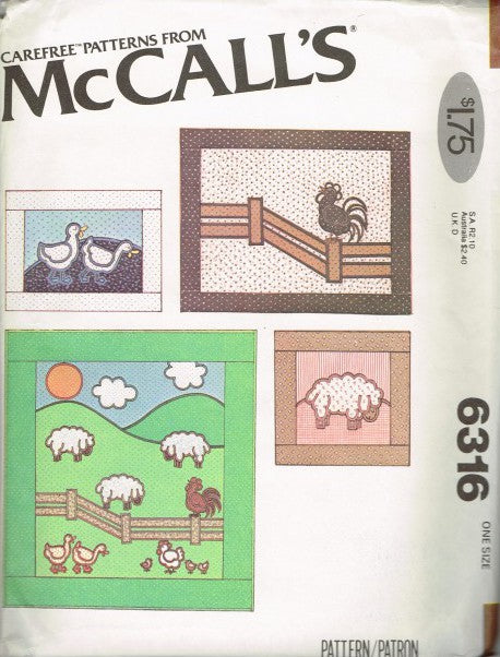 QUILT, WALLHANGINGS OR PILLOWS