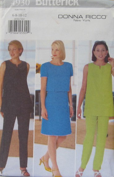 MISSES DRESS TUNIC AND PANTS