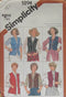 MISSES' SET OF LINED AND UNLINED VESTS