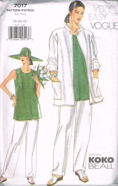 MISSES'/MISSES' PETITE JACKET, TUNIC AND PANTS