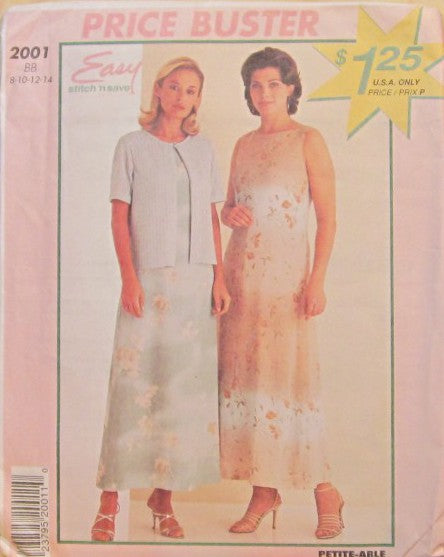 MISSES' DRESS AND JACKET