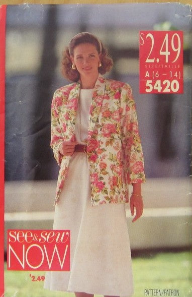 MISSES'/MISSES' PETITE JACKET, TOP & SKIRT