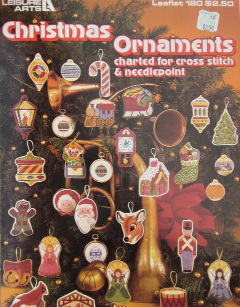 CHRISTMAS ORNAMENTS CROSS STITCH AND NEEDLEPOINT