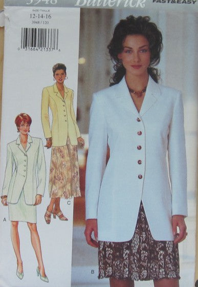 MISSES/MISSES PETITE JACKET AND SKIRT