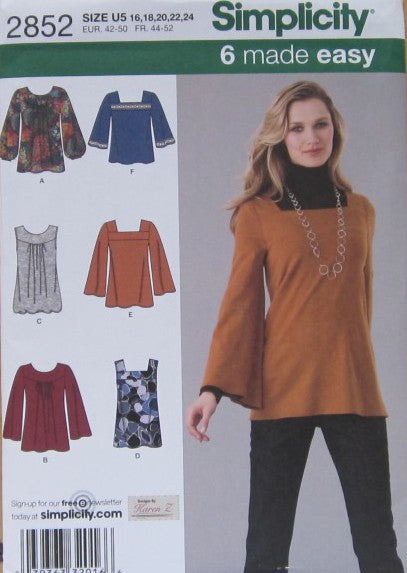 MISSES KNIT TUNICS OR TOP