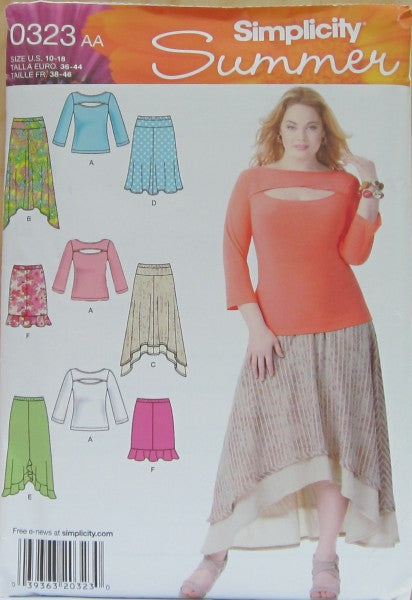 MISSES/WOMENS SKIRTS AND TOP