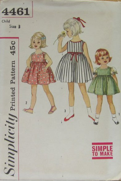 CHILD'S ONE-PIECE DRESS