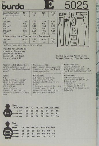 CHILDRENS PANTS