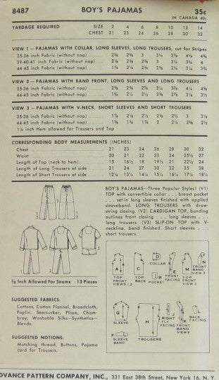 BOYS PAJAMAS