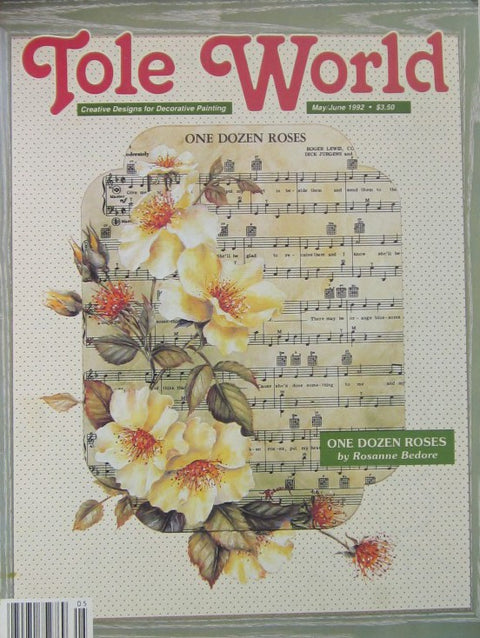 TOLE WORLD ONE DOZEN ROSES
