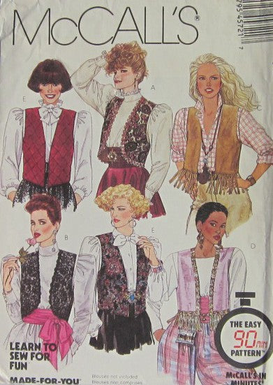 MISSES VESTS