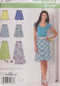 MISSES BIAS SKIRT IN TWO LENGTHS AND GORED SKIRT IN THREE LENGTHS