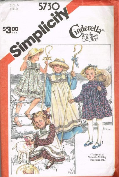 CHILDS DRESS AND PINAFORE IN TWO LENGTHS OR SUNDRESS