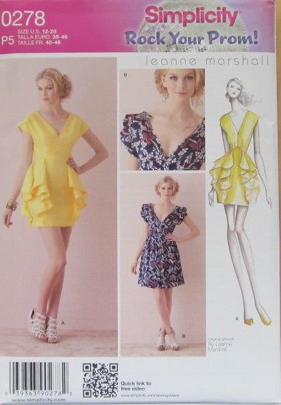 MISSES' DRESS IN TWO LENGTHS WITH SKIRT VARIATIONS