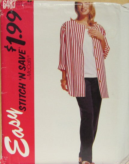 MISSEES' SHIRT, TOP AND PANTS