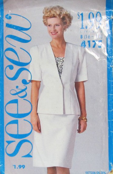 MISSES/MISSES PETITE JACKET, SKIRT AND CAMISOLE