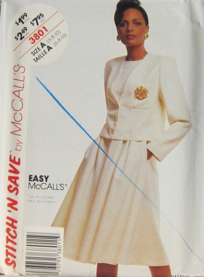 MISSES JACKET AND SKIRT