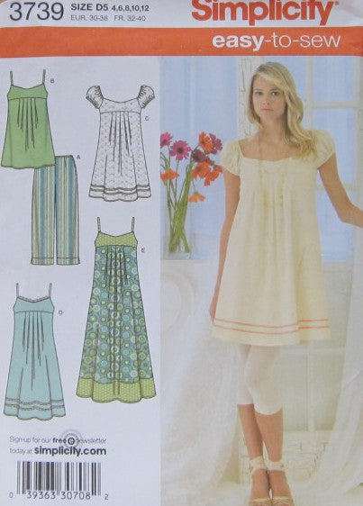 MISSES'/MISS PETITE DRESS IN THREE LENGTHS OR TUNIC AND CAPRI