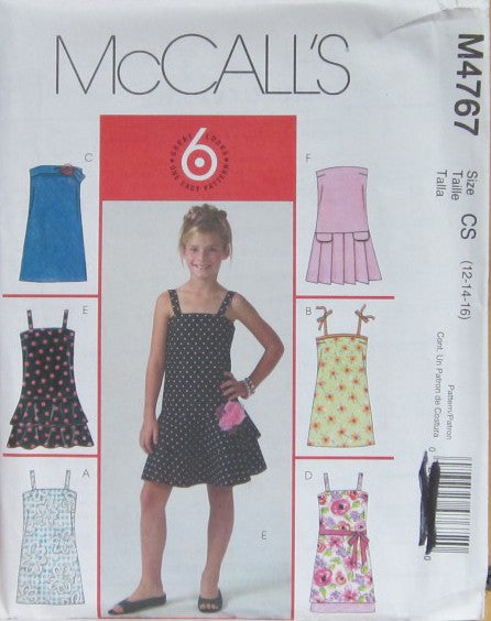 GIRLS' DRESSES IN TWO LENGTHS