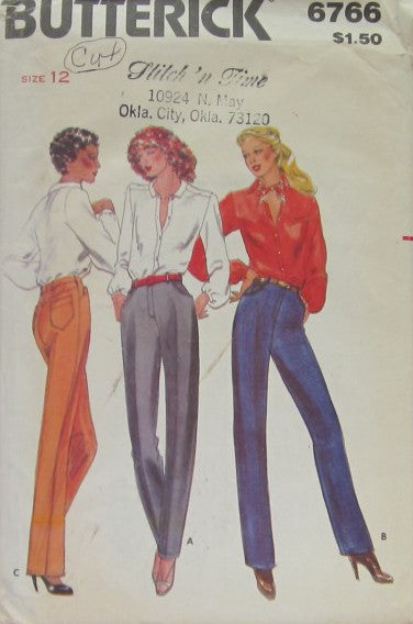 MISSES' PANTS (CUT)