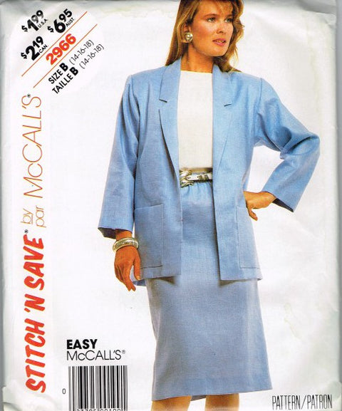 MISSES' JACKET AND SKIRT