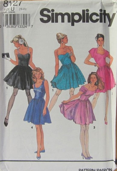 MISSES'/MISSES' PETITE DRESS WITH BODICE VARIATIONS