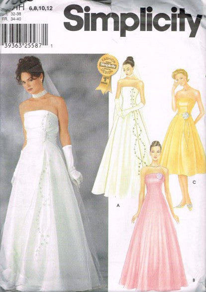 MISSES' EVENING DRESS IN TWO LENGTHS WITH DETACHABLE LONG OVER