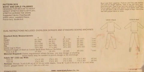 BOYS AND GIRLS PAJAMAS