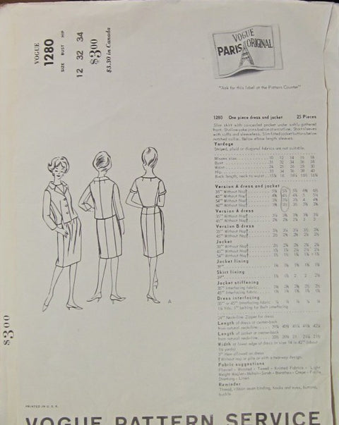 MISSES DRESS AND JACKET