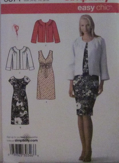 MISSES DRESS AND JACKET