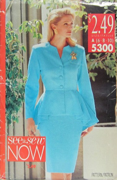 MISSES' TOP AND SKIRT