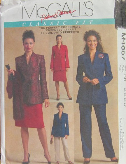 MISSES' LINED JACKET, PANTS AND SKIRT