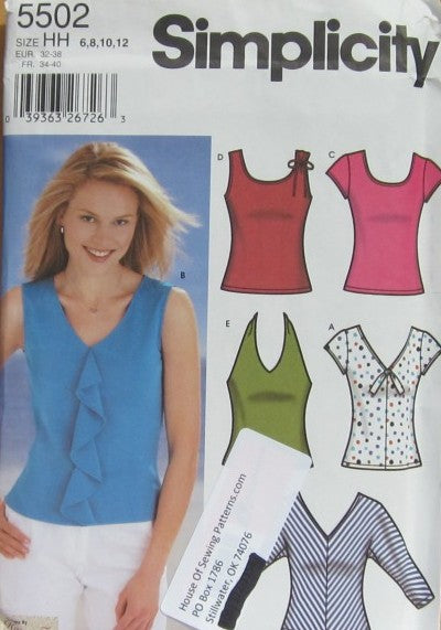 MISSES' KNIT TOPS WITH NECKLINE VARIATIONS