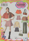 GIRLS/GIRLS PLUS PANTS SKIRT CAPELET BAG AND KNIT TOP