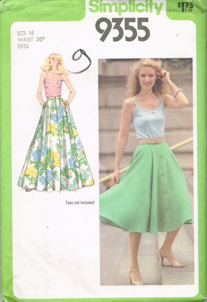 MISSES' FULL CIRCLE SKIRT IN TWO LENGTHS