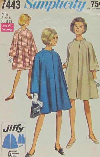 COAT IN MISSES AND WOMEN SIZES
