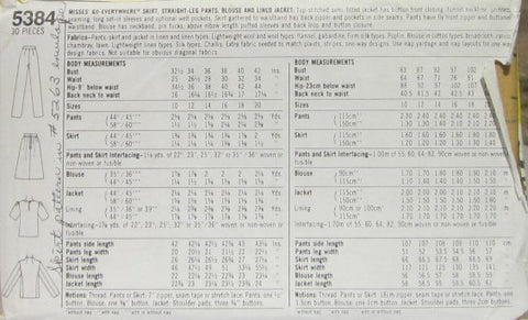 MISSES' GO-EVERYWHERE TM SKIRT, STRAIGHT-LEG PANTS, BLOUSE AND