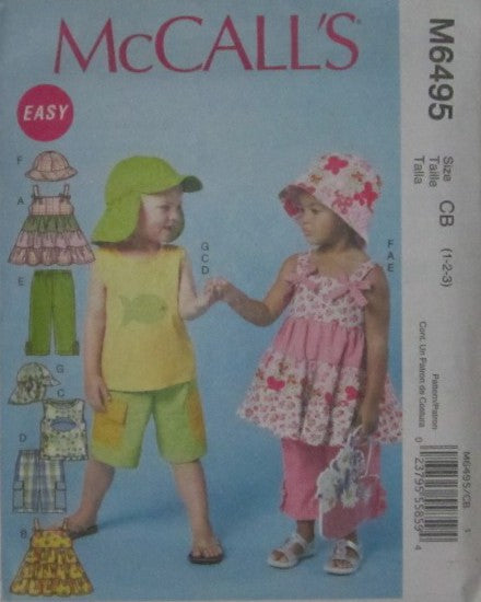 TODDLERS/CHILDRENS TOPS SHORTS PANTS AND HATS