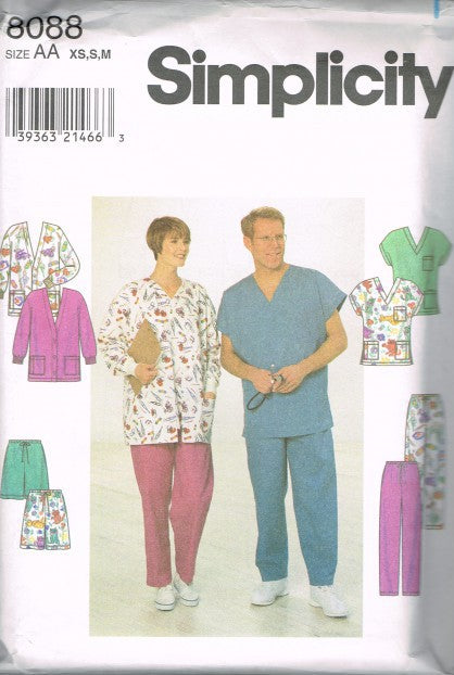 MISSES', MEN'S AND TEENS' JACKET, TOP AND PANTS OR SHORTS