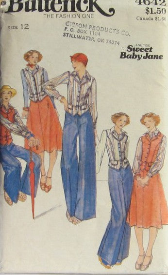 MISSES VEST SHIRT SKIRT AND PANTS