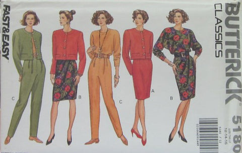 MISSES/MISSES PETITE JACKET TOP PANTS SKIRT WITH & WITHOUT