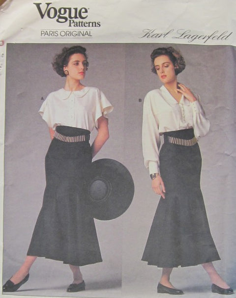 MISSES BLOUSE AND SKIRT