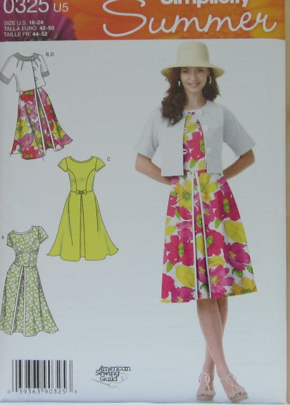 MISSES DRESS AND JACKET