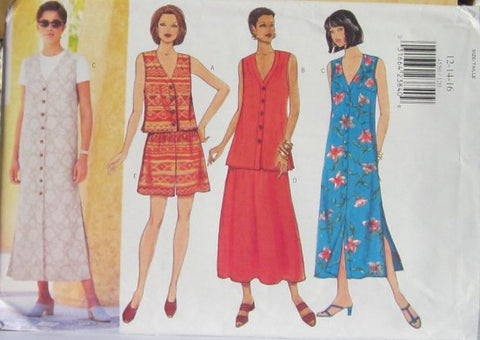 MISSES/MISSES PETITE DRESS TOP SKIRT AND SHORTS
