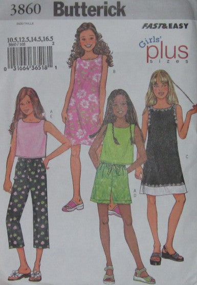 GIRLS/GIRLS PLUS TOP DRESS SHORTS AND PANTS