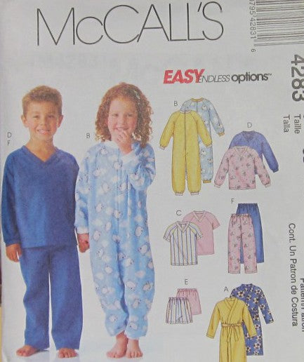 TODDLERS AND CHILDRENS ROBE BELT JUMPSUIT TOP SHORTS AND PANT