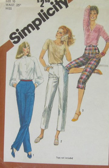 MISSES STRAIGHT-LEG PANTS IN THREE LENGTHS