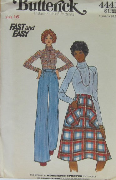MISSES SKIRT PANTS AND TOP